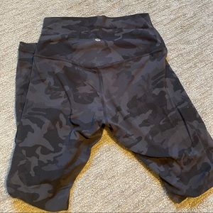 Grey Camo Lululemon Aligns (26”)